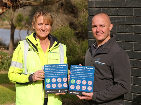 Barwon Water partners with Great Ocean Road Coast and Parks Authority to save water and protect environment.